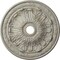 Ekena Millwork Flagstone Medallion (Canopies up to 3 7/8"), 30"OD x 3 7/8"ID x 3 1/4"P, Pot of Cream Crackle CM30FLPCC - alternate 1